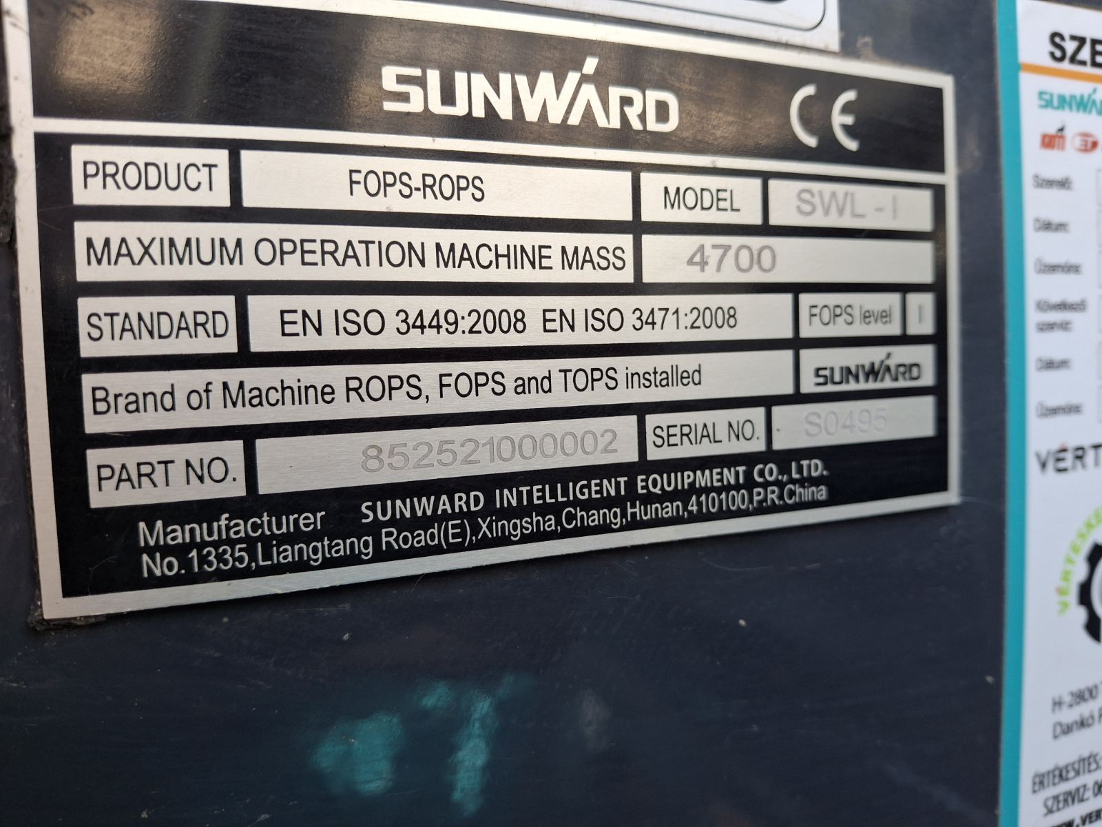 Sunward SWL 2830 - Kép 8