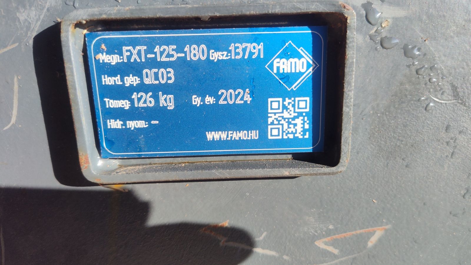 FAMO (magyar) Power Tilt 3.5-6 tonnás markolóra - Kép 7