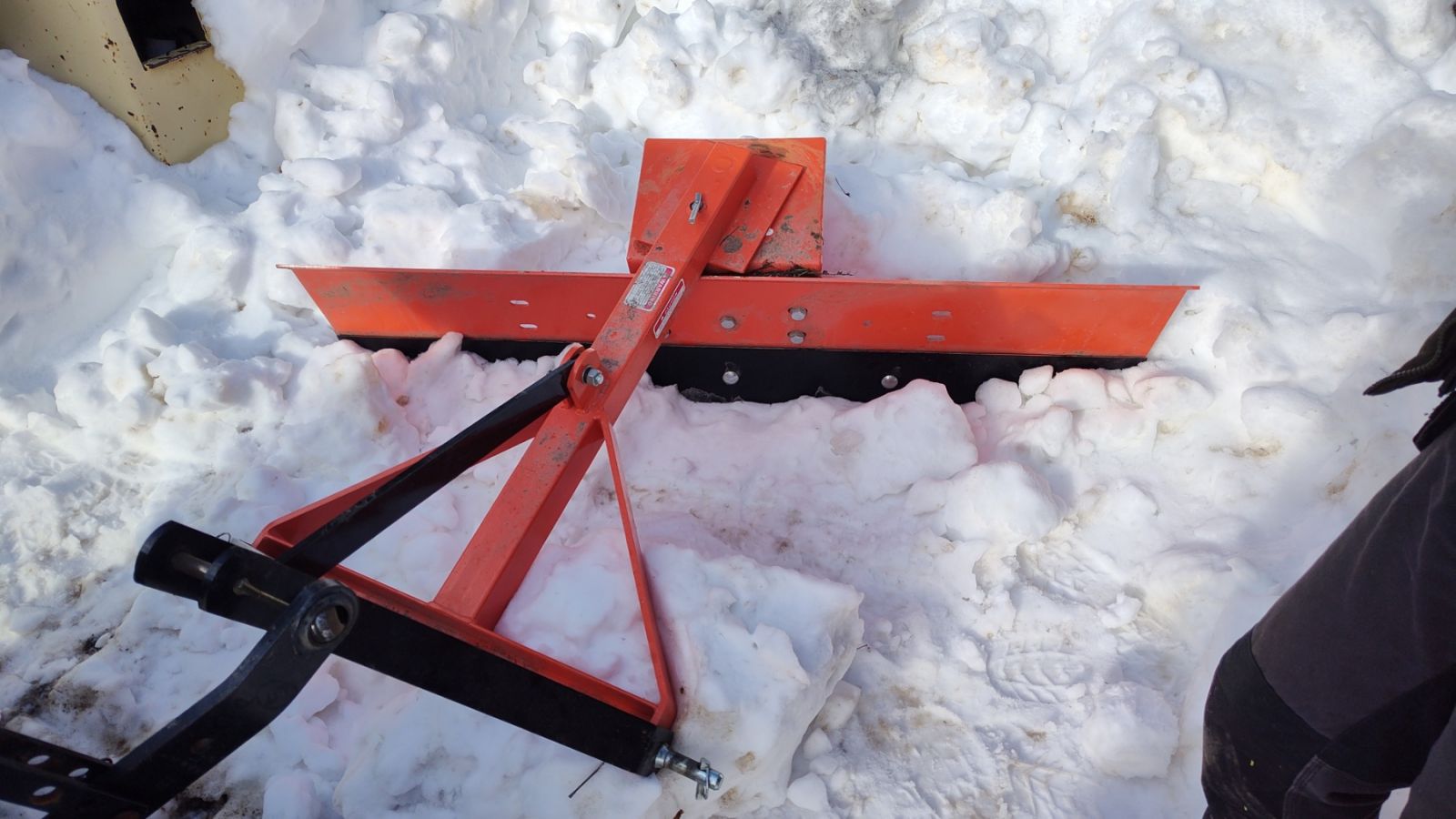 Új hótoló (húzó) lap kistraktorra - Kép 6
