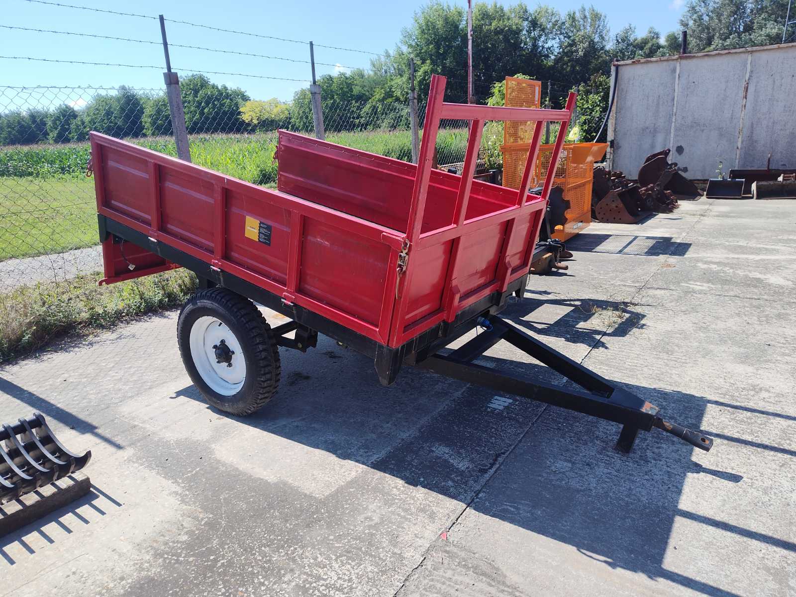 Pótkocsi kistraktorhoz